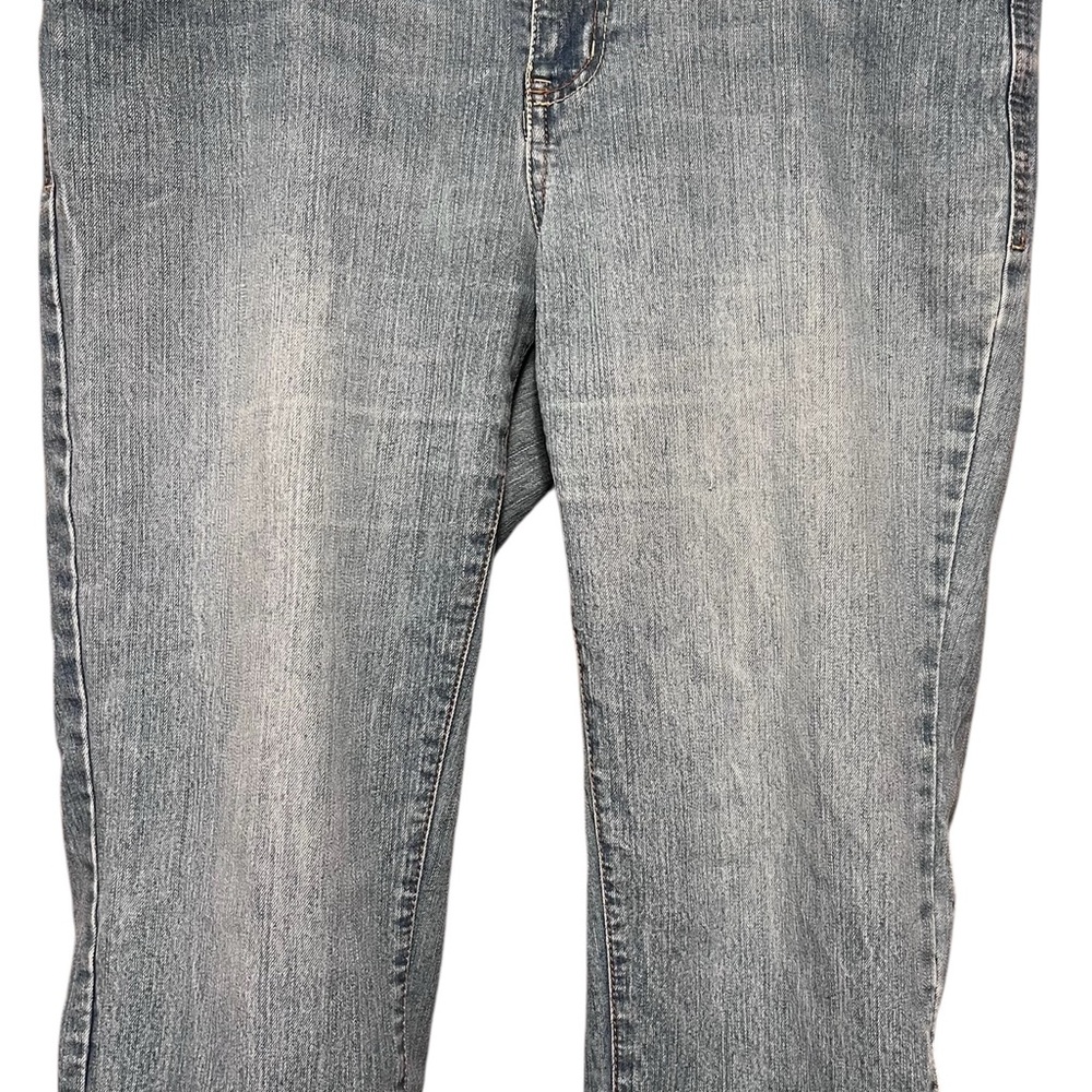 Faded Glory Black and Gray Denim Pants